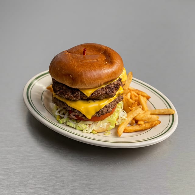 Double Cheeseburger Deluxe.